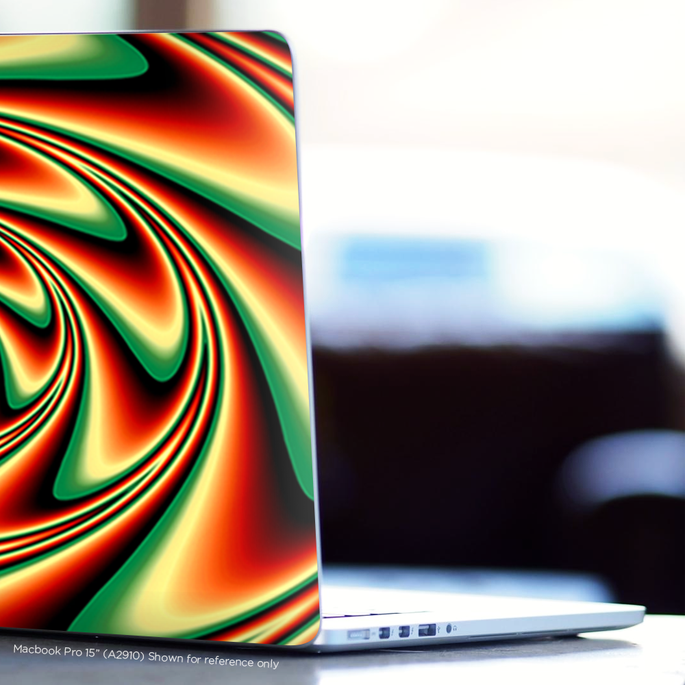 Skin Itsaskin Pour MacBook Pro 15 Pouces Retina (A1398, A2910) – Motif Tourbillons Psychédélique
