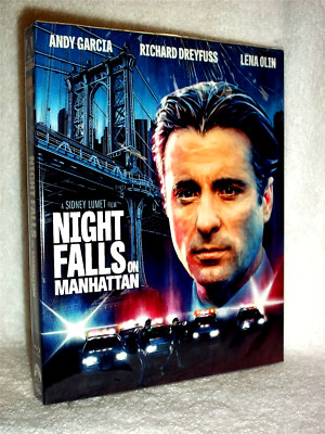 Night Falls on Manhattan (Blu-ray, 2024) NEW Andy Garcia Richard Dreyfuss crime 