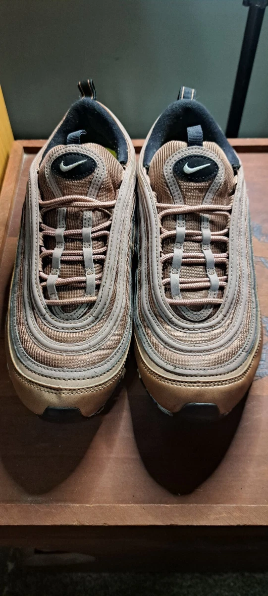 Nike Air Max 97 Metallic Gold Sizs 9 Mens 10.5 Womens Fast Shipping