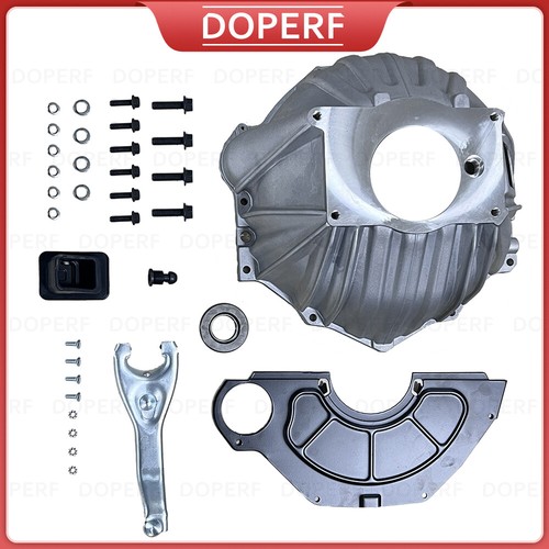 NEW CHEVY BELL HOUSING KIT & 11" CLUTCH FORK & THROWOUT BEARING & COVER