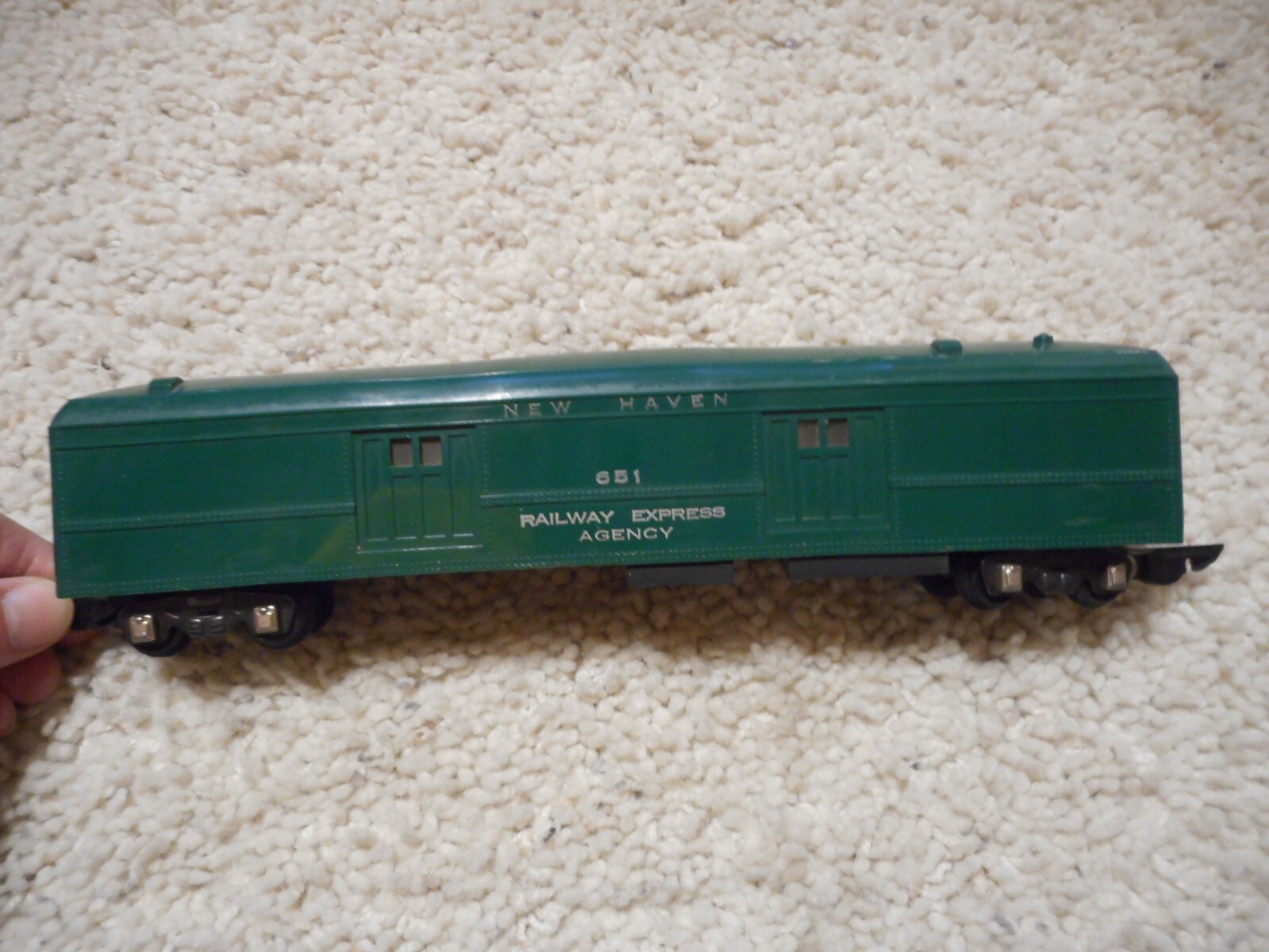 S GUAGE AMERICAN FLYER 651 1946 NEW HAVEN BAGGAGE CAR eBay