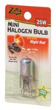 Reptile, Zilla Mini Halogen Bulb - Night Red 25W 