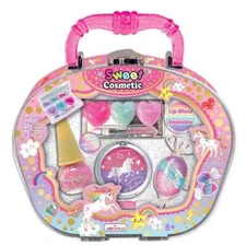 Hot Focus Sweet Cosmetic Unicorn Washable Non Toxic Makeup& Nail Polish For Girl