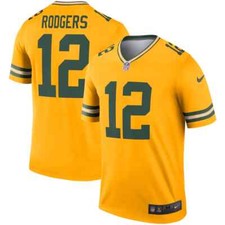 Aaron Rodgers Green Bay Packers Nike Inverted Legend Jersey Men's 2022 NFL #12