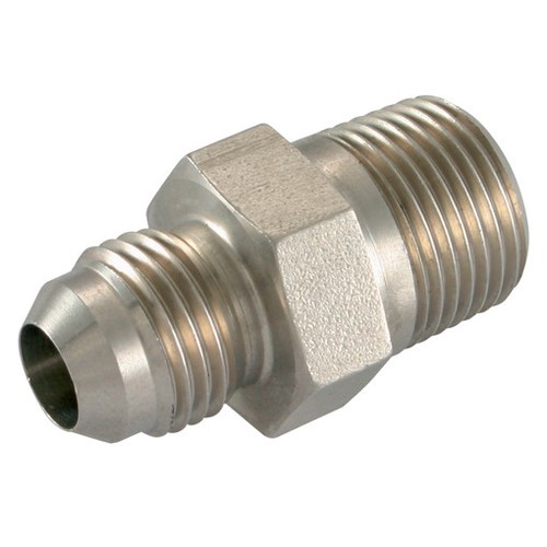 37 DEGREE JIC ST/ST FITTINGS M.STUD COUP 37 JIC 10MM NPTF 1/4" 1