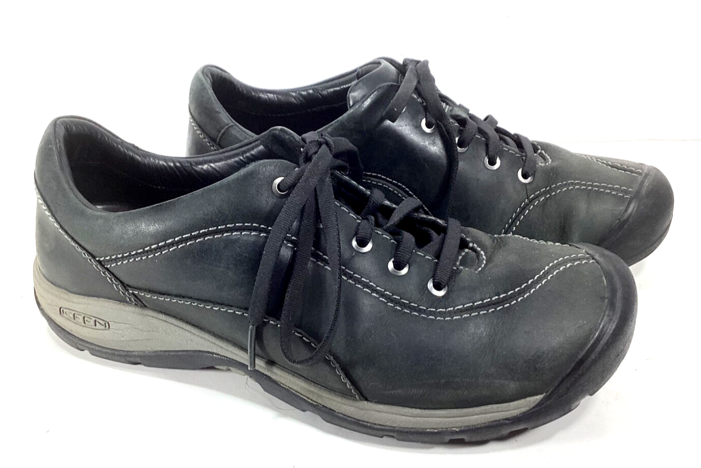 Scarpe sneakers Keen Presidio II donna taglia 9 5 nere da passeggio atletiche in pelle