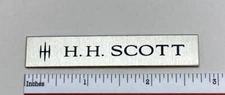 HH Scott Thick Amplifier Badge Logo Emblem Custom Aluminum -  Free Shipping