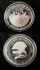 North America Hunting Club Super Slam 1 oz .999 Silver Round si86 95.00 per troy oz