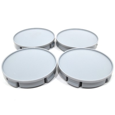 Set 4 x Grey Board Wheel Center Hub Caps Cover Insert 58mm//55mm UNIVERSAL K07g