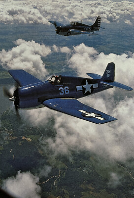 F6F Hellcat / FM-2 Wildcat GM Plane Airplane Aircraft Fridge Magnet 3.75x2.5''