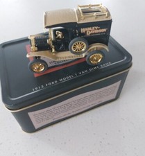 Harley-Davidson ERTL 1913 Ford Model T Van Dime Bank 99217-94V 1:43 Scale. New