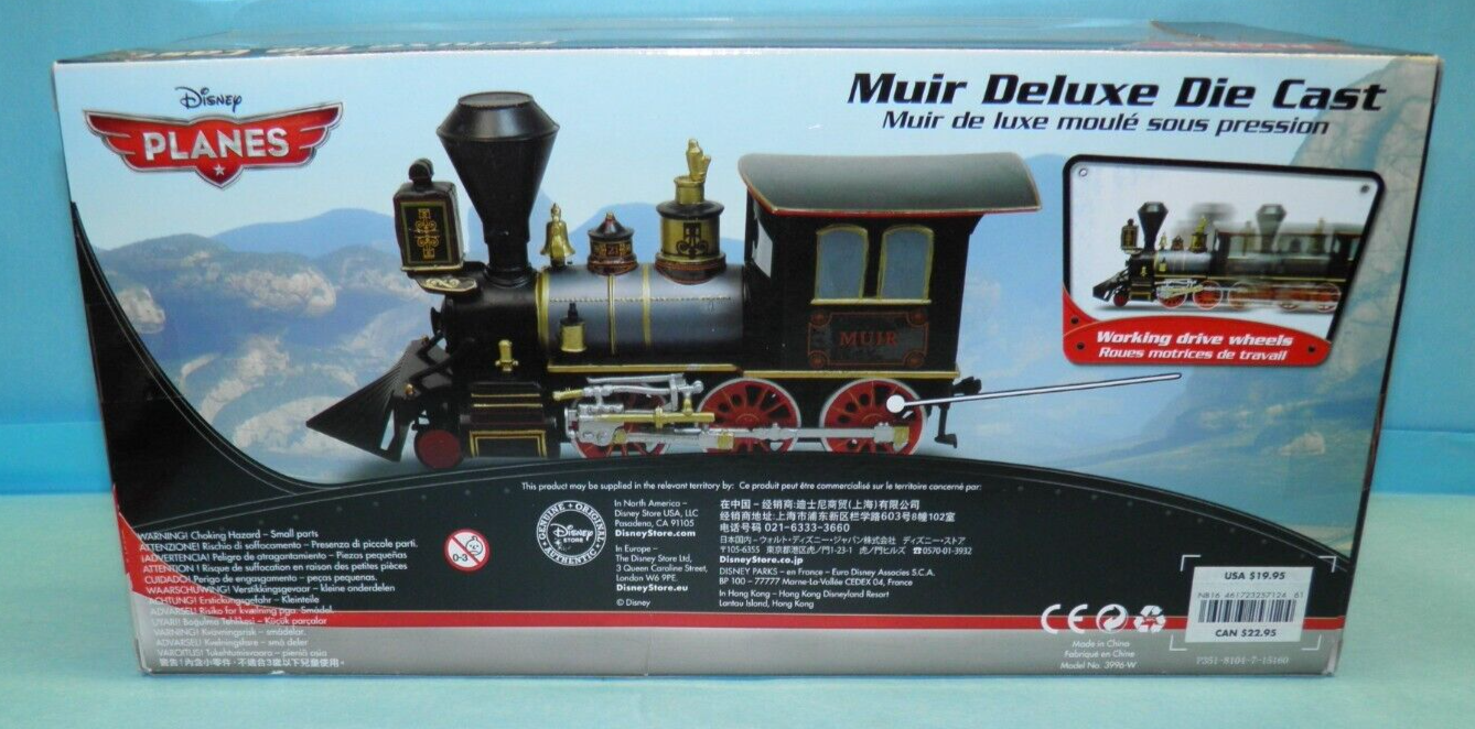 Disney Store Planes MUIR Deluxe Train Die Cast eBay