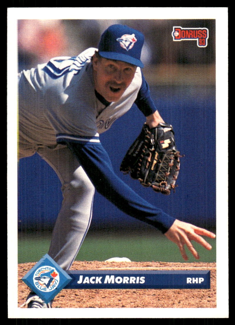 Jack Morris 1993 Donruss #351 Blue Jays FREE SHIPPING StackedPacks
