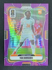 Yan Diomande 2026 Panini Prizm FIFA World Cup Purple Hyper Base RC /299 #257