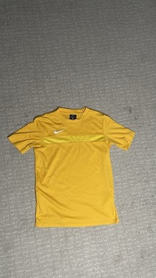 Nike Dri-fit Gelb Sportswear T-Shirt Gr. M (Kindergröße)