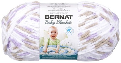 2er Pack - Bernat Babydecke Big Ball Garn - Little Lilac Dove Print - 161104-4113
