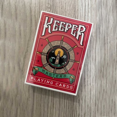 Keepers Red V1 playing cards - COMBINED SHIPPING