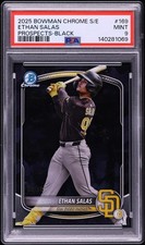 2025 Bowman Chrome Sapphire Black Ethan Salas PROSPECT /10