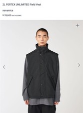 nanamica 2L PERTEX UNLIMITED Field Vest Dark Olive Size L