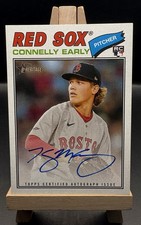 2026 Topps Heritage Baseball Rookie On Card Auto Connelly Early Red Sox RC
