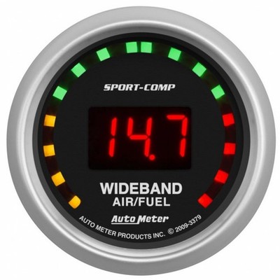 AutoMeter Sport-Comp Digital Wideband Air/Fuel Ratio Street Gauge | 52mm