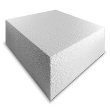 Cake Dummies 6 Inch Deep SQUARE Sizes 4 - 12 Inch Polystyrene Dummy Cakes