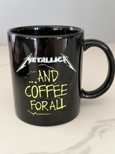 Metallica Coffee Mug Black ...And Coffee For All - Used