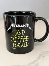 Metallica Coffee Mug Black ...And Coffee For All - Used