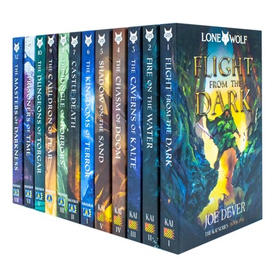 Lone Wolf Series Books 1-12 Collection Set by Joe Dever | Epic Fanta | Joe Dever