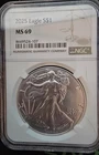 2025 $1 American Silver Eagle NGC MS69