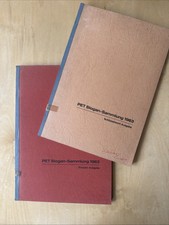 PET Slogan Sammlung 1963, 2 Bände, Hermann I...
