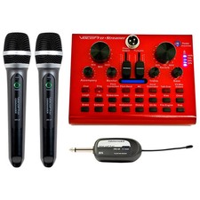 VocoPro Digital Karaoke MixerUSB Interface wDual Wireless Mics Refurbished