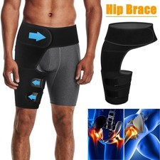 Pain Relief Leg Hip Wrap Thigh Support Brace For Groin Hamstring Injury Sprains