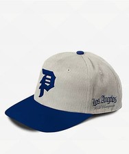 Gray/Blue Los Angeles LA Snapback Baseball Cap Adjustable One Size Unisex