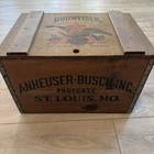 Vintage Budweiser Anheuser-Busch 1876-1976 Centennial Wooden Beer Crate Box