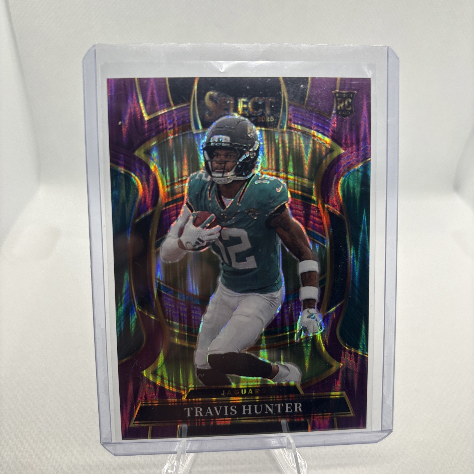 2025 Panini Select Travis Hunter Concourse Purple Shock Prizm  RC /699