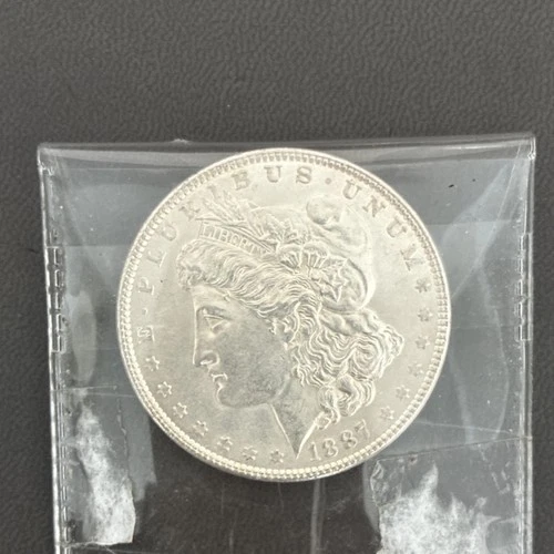 1887 Morgan Dollar $1 Coin 90% Silver GREAT UNC condition  from bag
