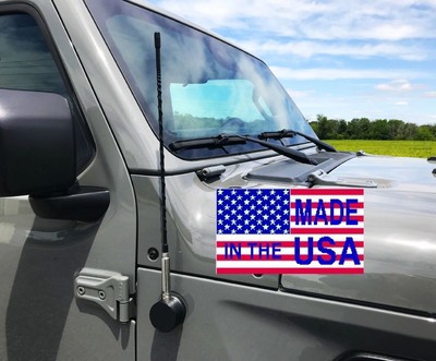 Jeep JK/JL High Performance 16 inch AM/FM Antenna w/ Quick Disconnect  2007-2025