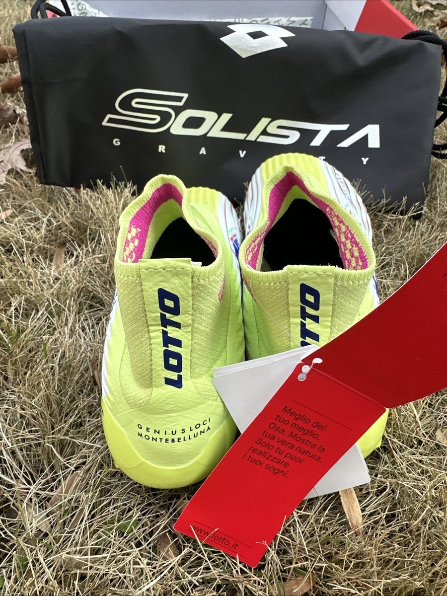 Lotto Solista 100 Gravity VIII FG Mens 9.5 Soccer Futbol Cleats 220556 NEW Lotto Solista 100 VIII Gravity FG Soccer Cleats Mens Size 10  main image 4
