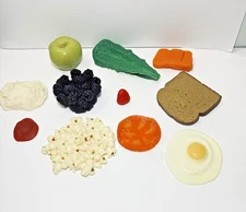 Nasco Life Form Play Pretend Food Replica Realistic Movie Prop Toy 10 pieces