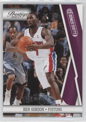 2010-11 Panini Prestige Bonus Shots Purple 41/49 Ben Gordon #29 0f8