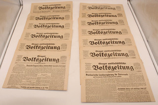 LK7477: GRAZER VOLKSZEITUNG 1945 13 Zeitungen