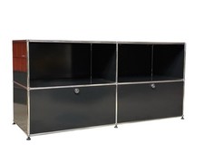 USM Haller Sideboard Lowboard Schwarz 2 Klapptüren Design Klassiker