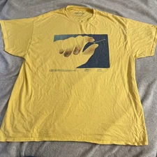 Post Malone Posty Co Tour Shirt 2019 short Sleeve tee Shirt Posty Fest yellow