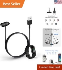 Lightweight 3.3ft Charging Cable for Fitbit Charge 5/6 Luxe - Durable Design