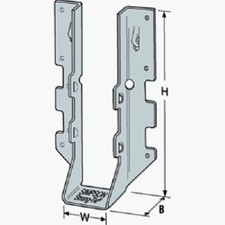 Face Mount Joist Hanger Z-Max, Double, 2 x 6 In. - LUS26-2Z