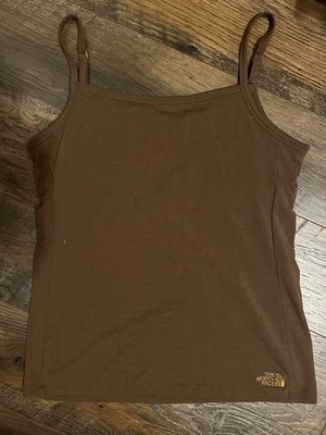 The North Face Vapor Wick Brown Athletic Tank Top Moisture Wicking Large L
