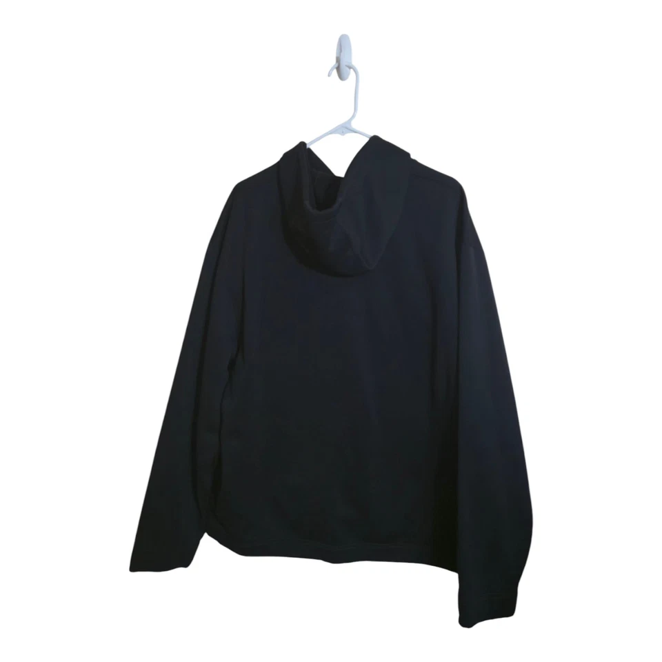 Under Armor Hoodie Men 2XL Black Big Logo Athleisure Sportswear Training Gym - Image 2 of 4