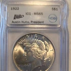 1922 Peace Dollar ICG MS65 Silver $1 Coin Philadelphia
