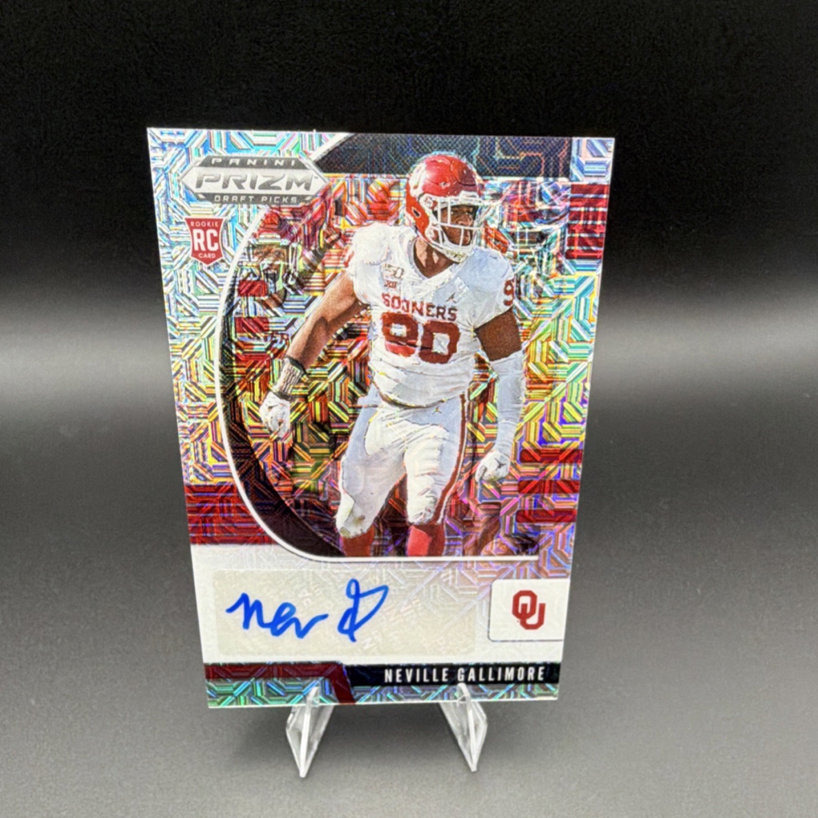 Neville Gallimore Panini Prizm Draft Picks #196 Autograph-Mojo